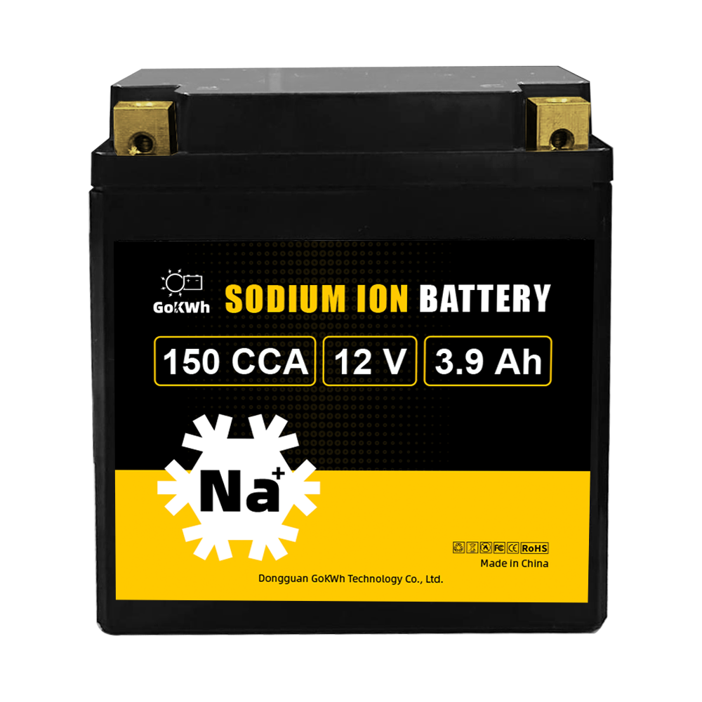 150CCA 12V 3.9Ah Sodium-ion Battery For Motorcycle/ Lawn Mower/ ATV/ UTV