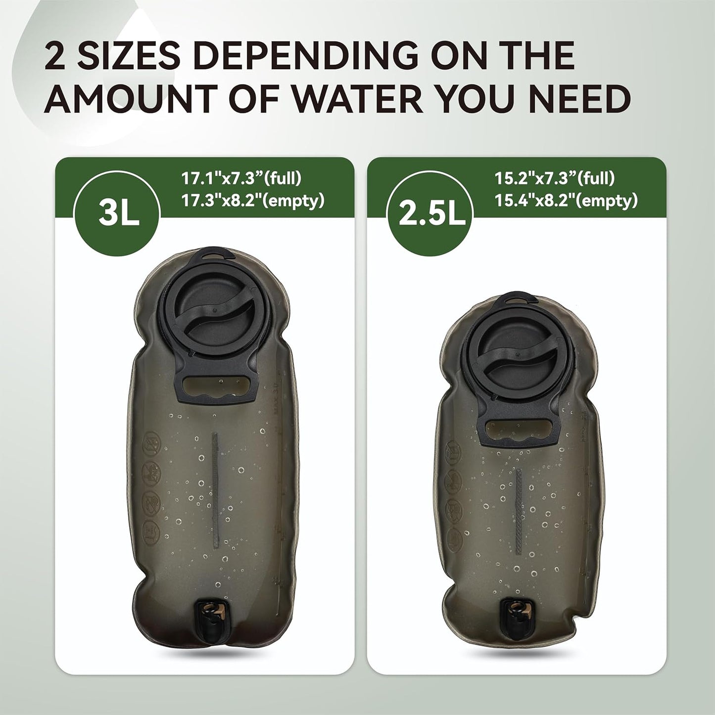 3L TPU Hydration Bladder BPA-Free Insulated