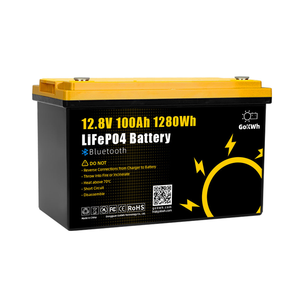 12V 100Ah Bluetooth LiFePO4 Battery