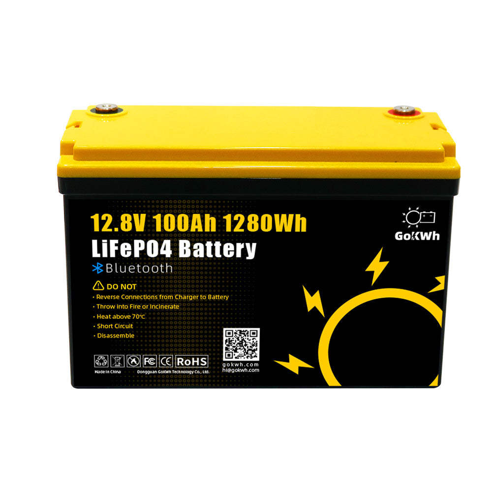 12V 100Ah Bluetooth LiFePO4 Battery