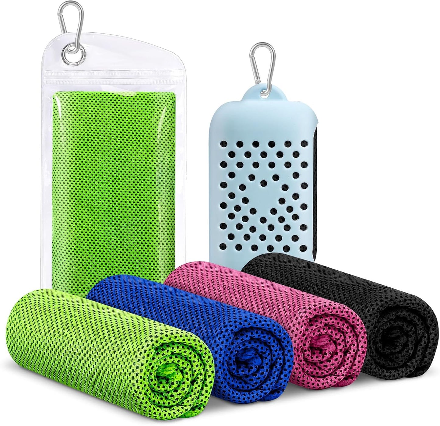 4-Pack Cooling Towels Workout & Sports Assorted Colors