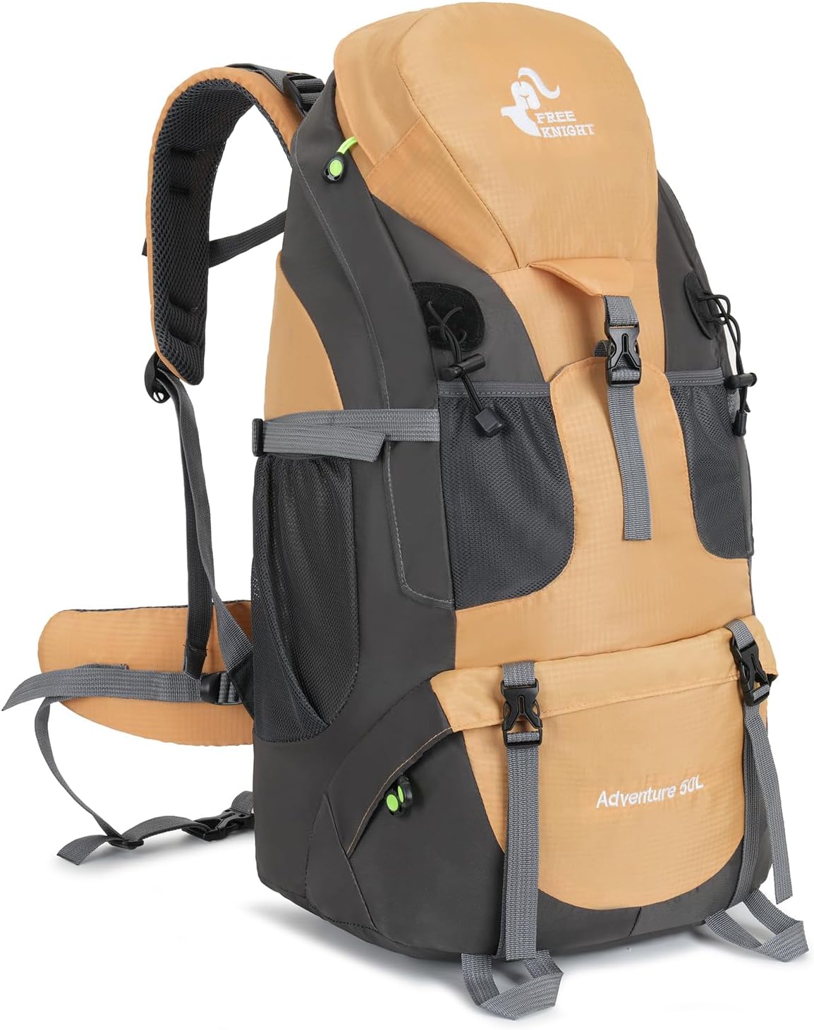 50L Water-Resistant Hiking Backpack - Lightweight Daypack for Outdoor Adventures