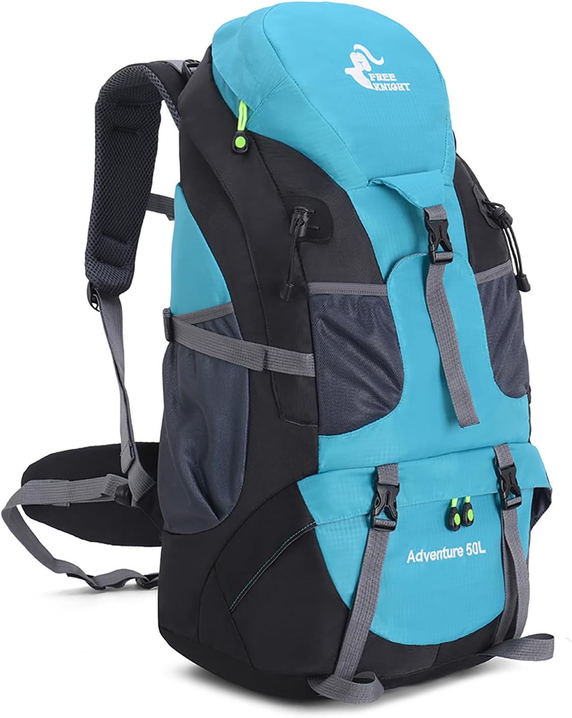 50L Water-Resistant Hiking Backpack - Lightweight Daypack for Outdoor Adventures