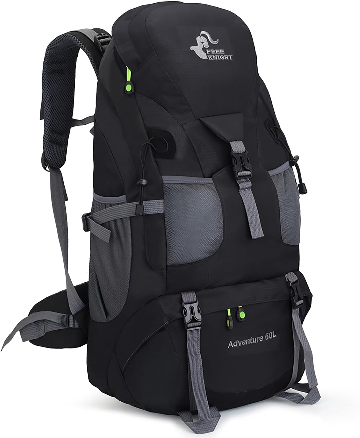50L Water-Resistant Hiking Backpack - Lightweight Daypack for Outdoor Adventures