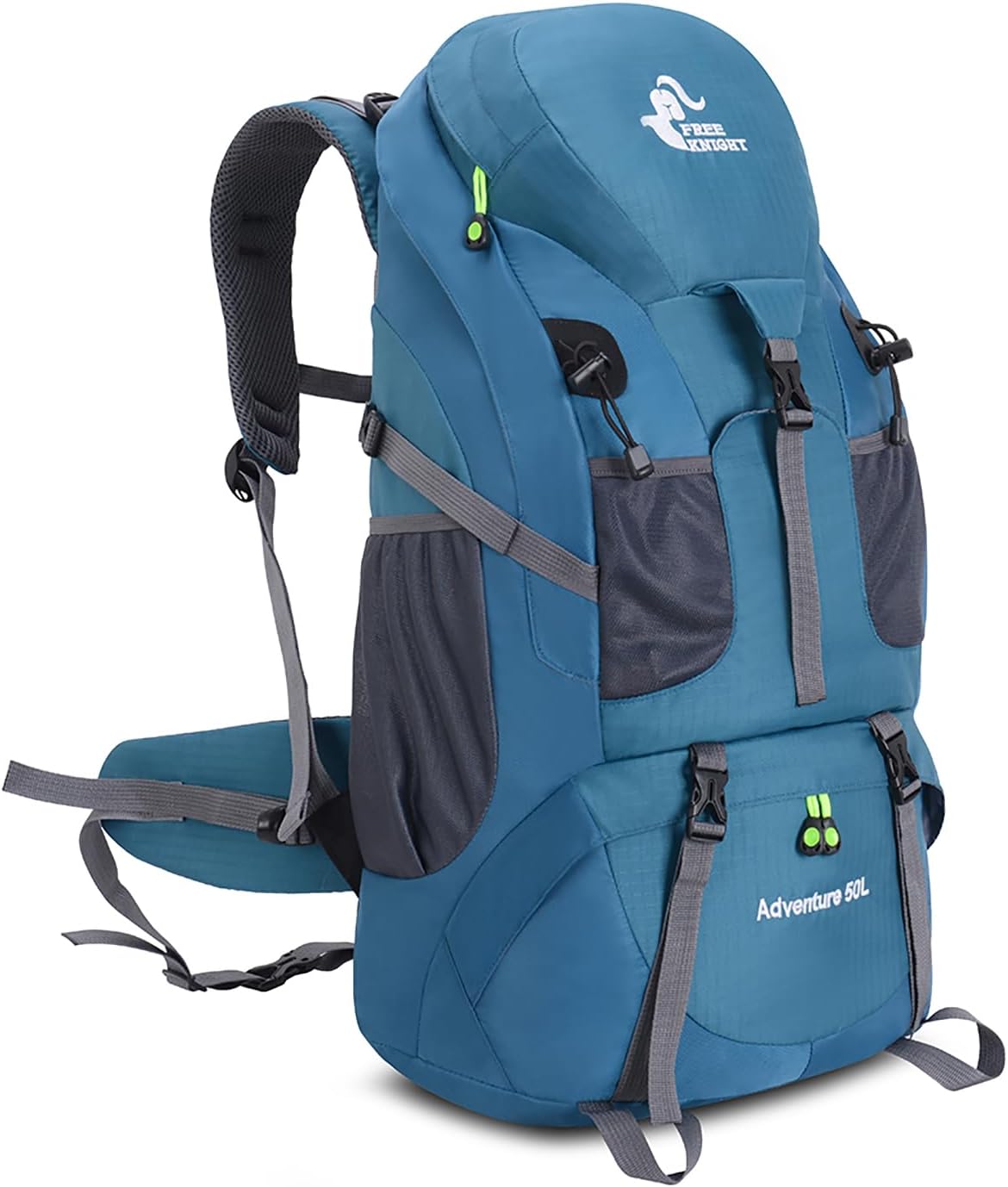 50L Water-Resistant Hiking Backpack - Lightweight Daypack for Outdoor Adventures