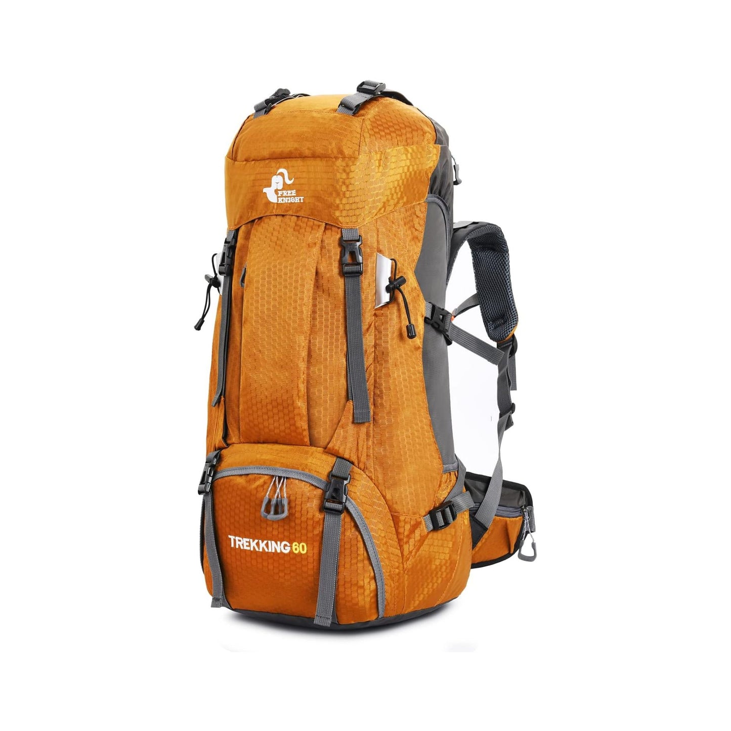 60L Waterproof Hiking Backpack with Rain Cove