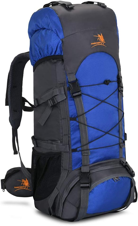 60L Waterproof Backpack with Rain Cover