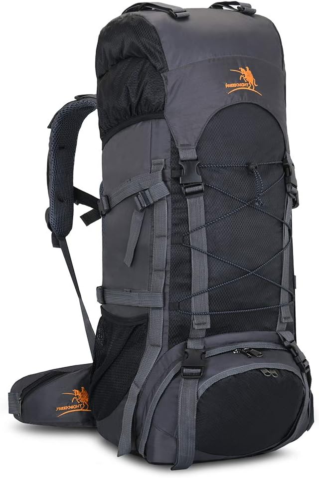 60L Waterproof Backpack with Rain Cover