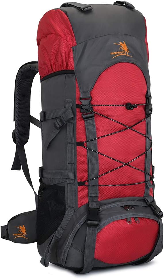 60L Waterproof Backpack with Rain Cover