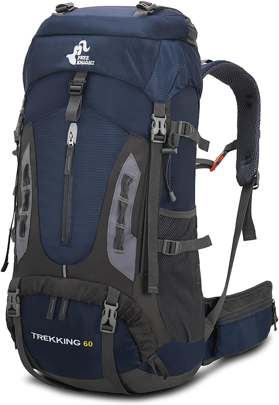 60L Waterproof Hiking Backpack with Rain Cover - Large Capacity for Outdoor Adventures