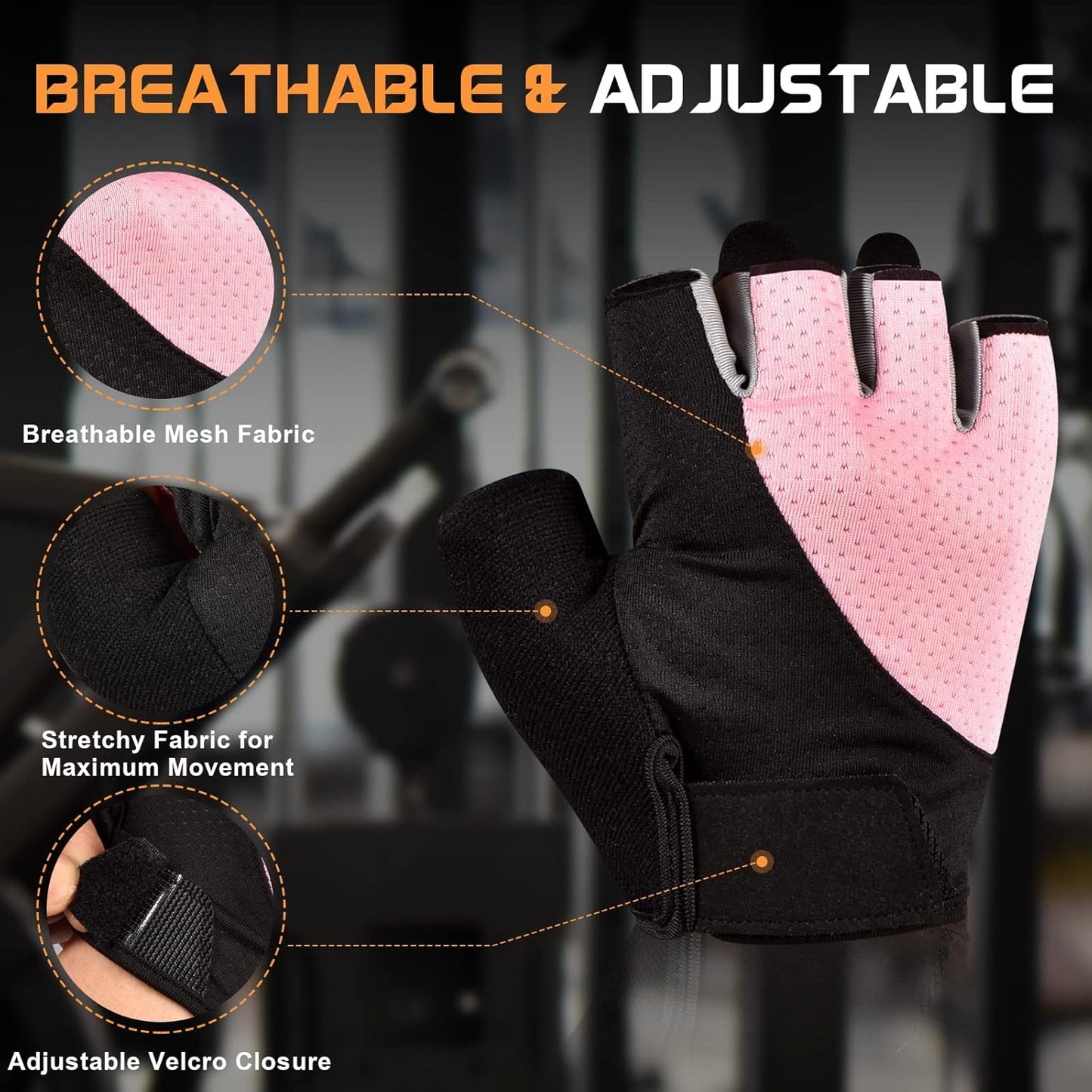 Fingerless Gym Gloves