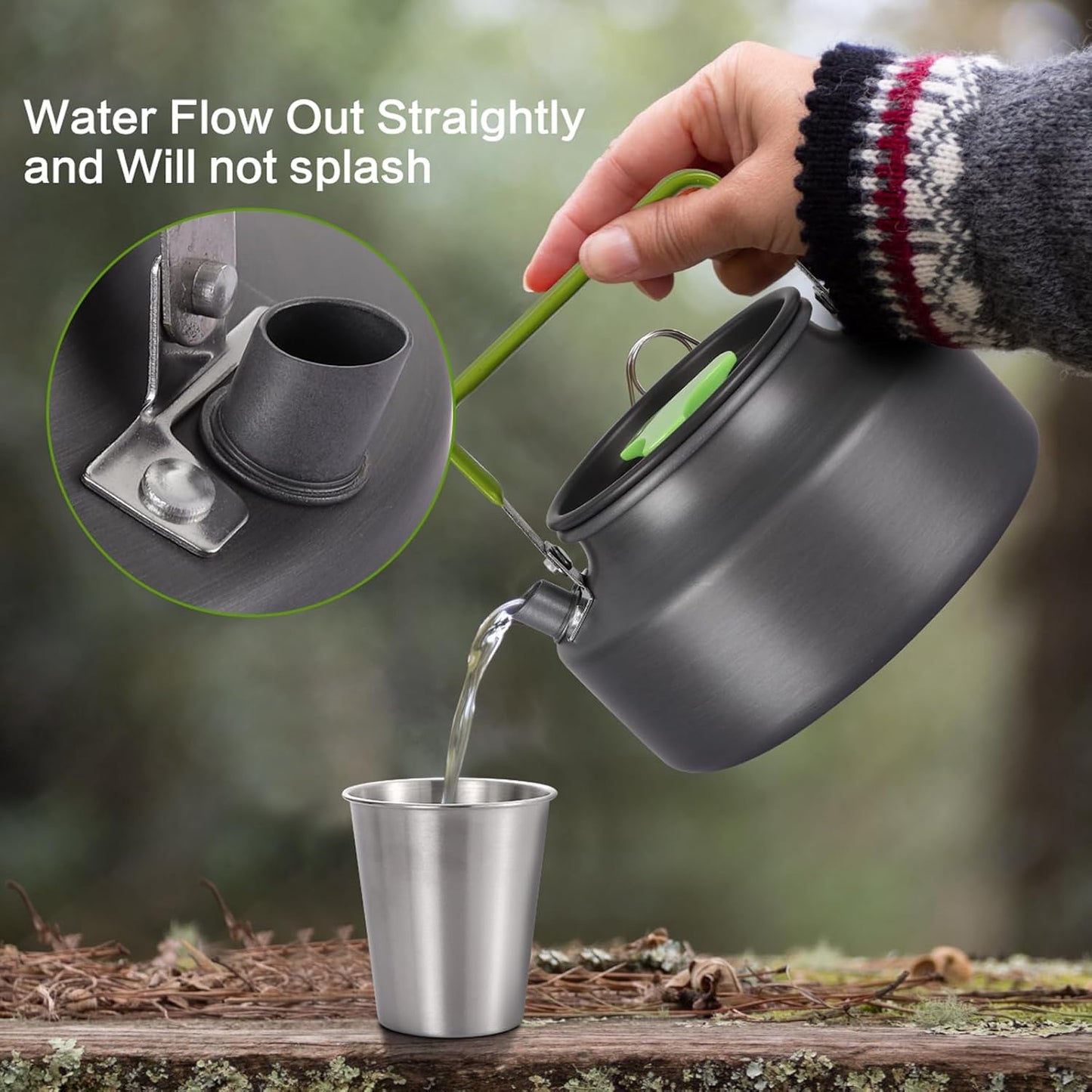 17-Piece Non-Stick Camping Cookware Set