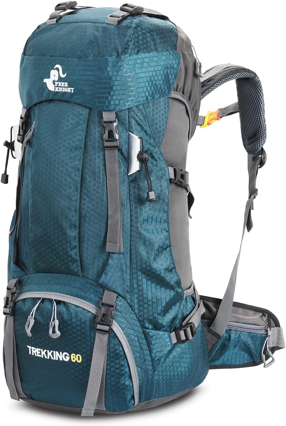 60L Waterproof Hiking Backpack with Rain Cove