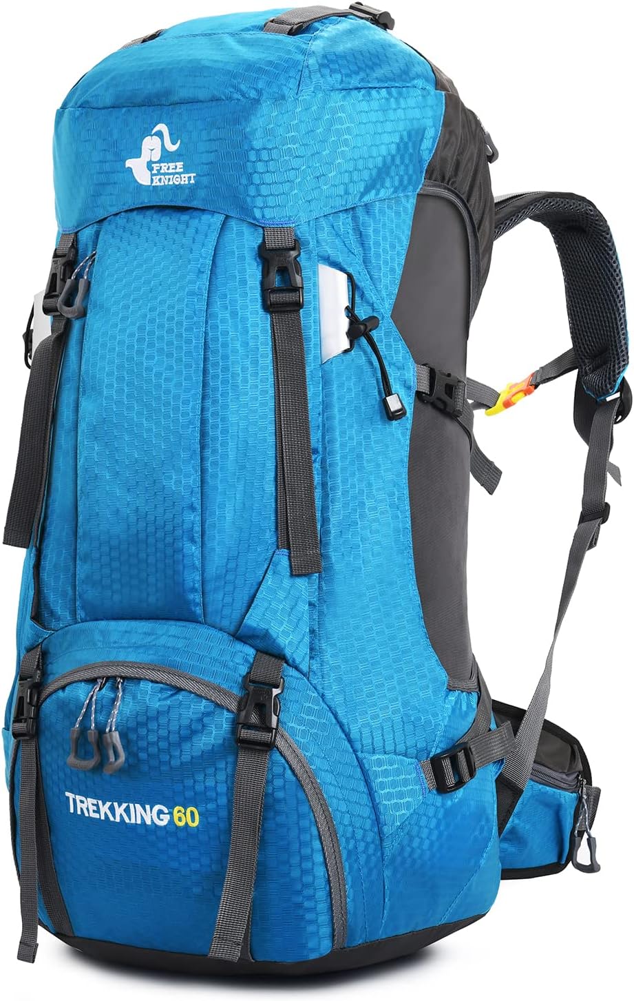 60L Waterproof Hiking Backpack with Rain Cove