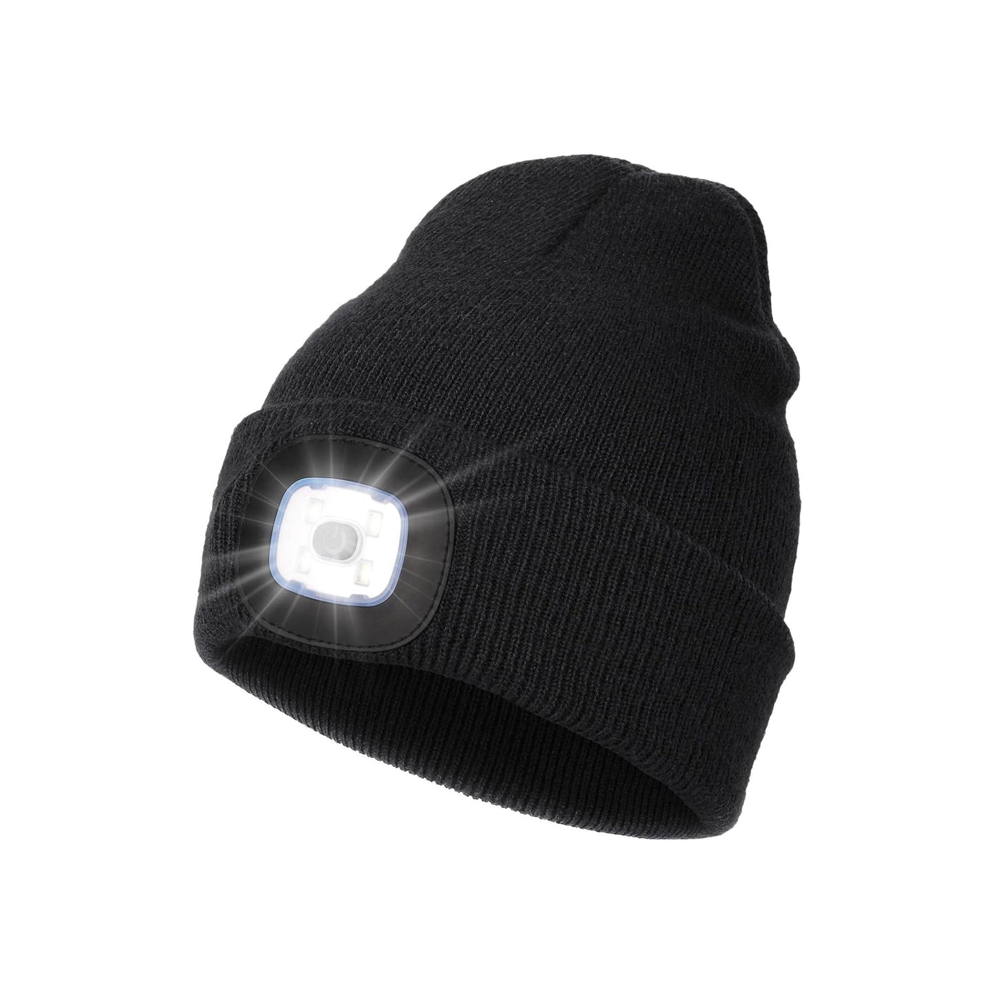 Kids LED Beanie - Flashlight Cap with USB Charging