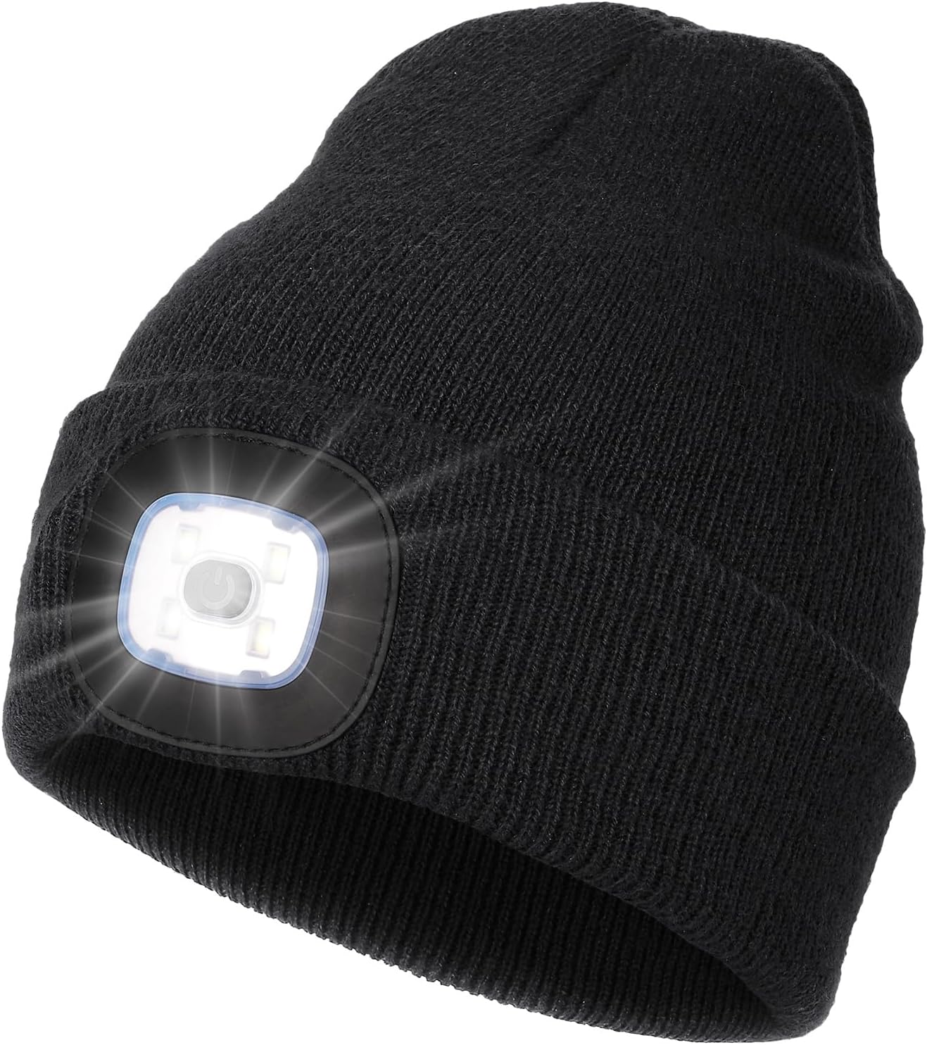 Kids LED Beanie - Flashlight Cap with USB Charging