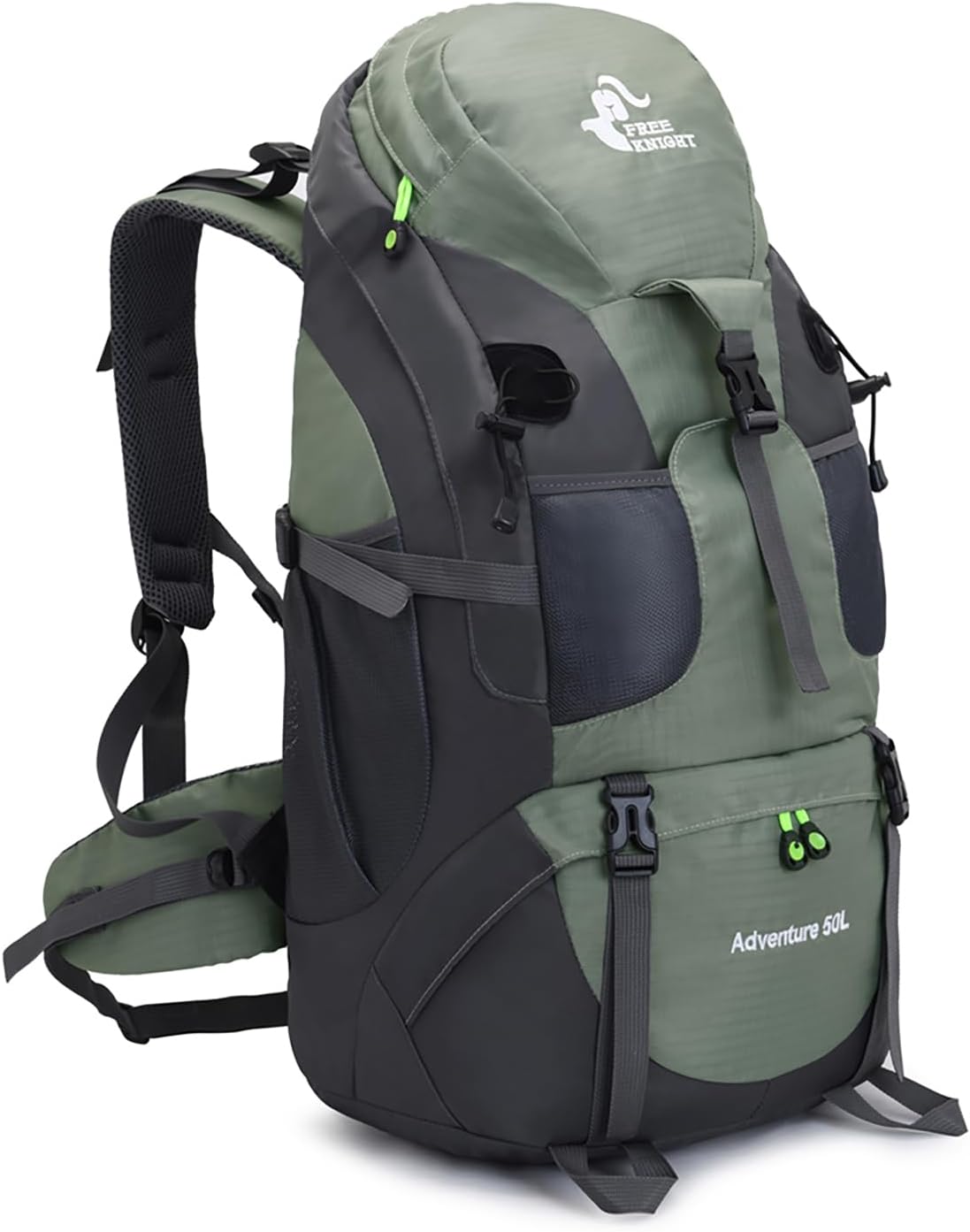 50L Water-Resistant Hiking Backpack - Lightweight Daypack for Outdoor Adventures