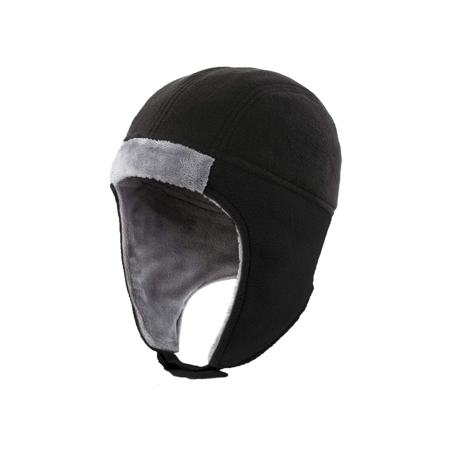 Men's Fleece Thermal Skull Cap - Ear Flaps - Winter Outdoor Hat