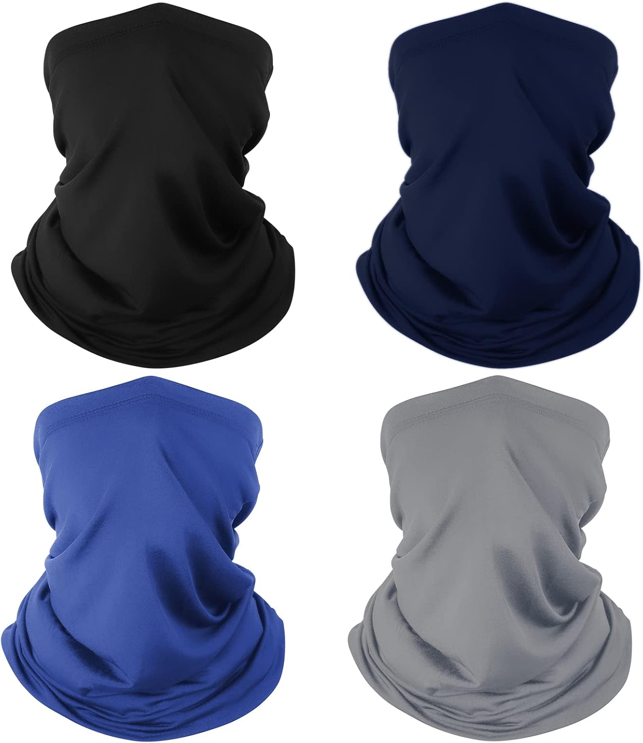 Neck Gaiter Bandana Face Mask: Sun Cooling Scarf Gator Cover Head for Men Women