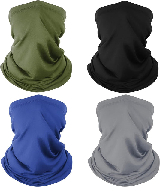 Neck Gaiter Bandana Face Mask: Sun Cooling Scarf Gator Cover Head for Men Women