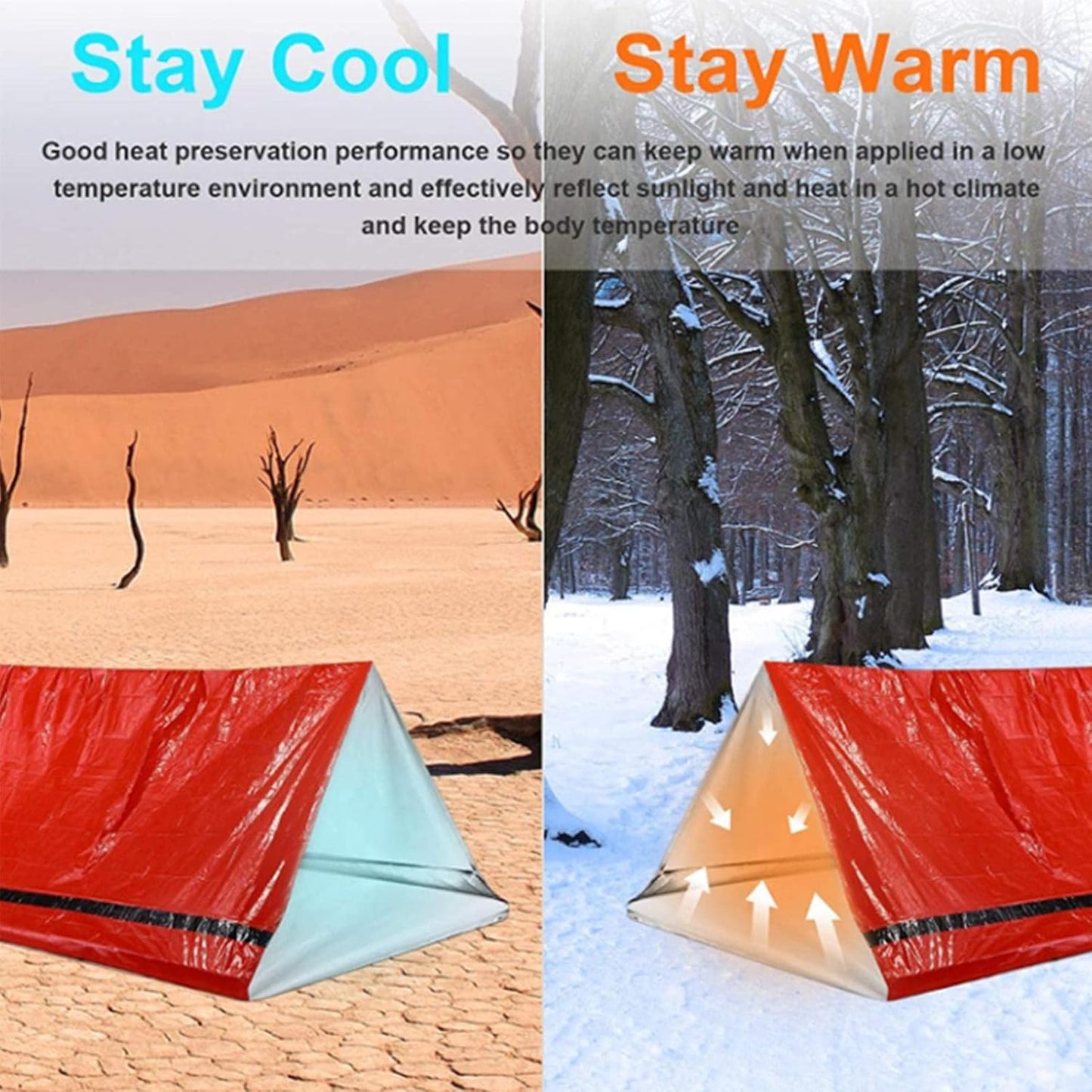 Adult Emergency Sleeping Bags  Waterproof & Portable