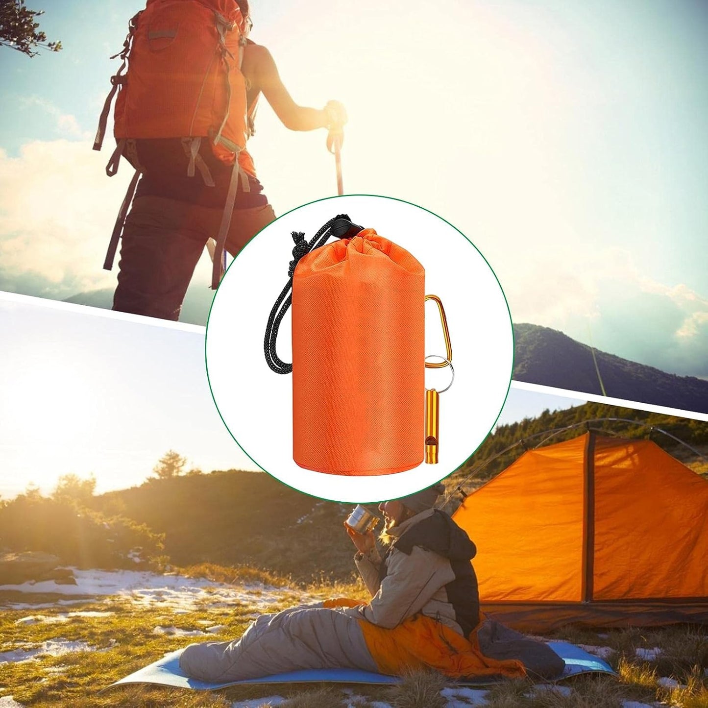 Adult Emergency Sleeping Bags  Waterproof & Portable