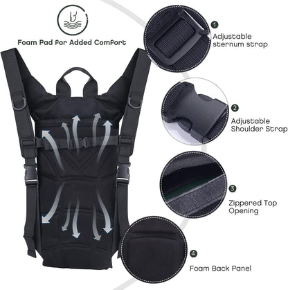 3L Tactical Hydration Pack Multi-Sport Adventure