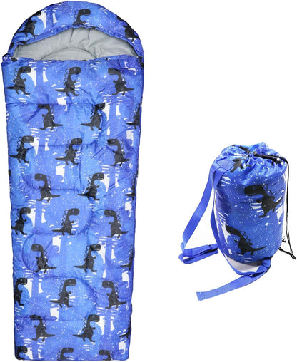 Kids 3-Season SleepingBag Lightweight & Waterproof