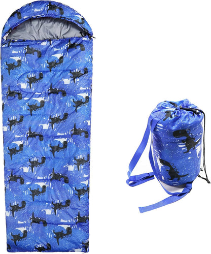 Kids 3-Season SleepingBag Lightweight & Waterproof