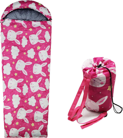 Kids 3-Season SleepingBag Lightweight & Waterproof