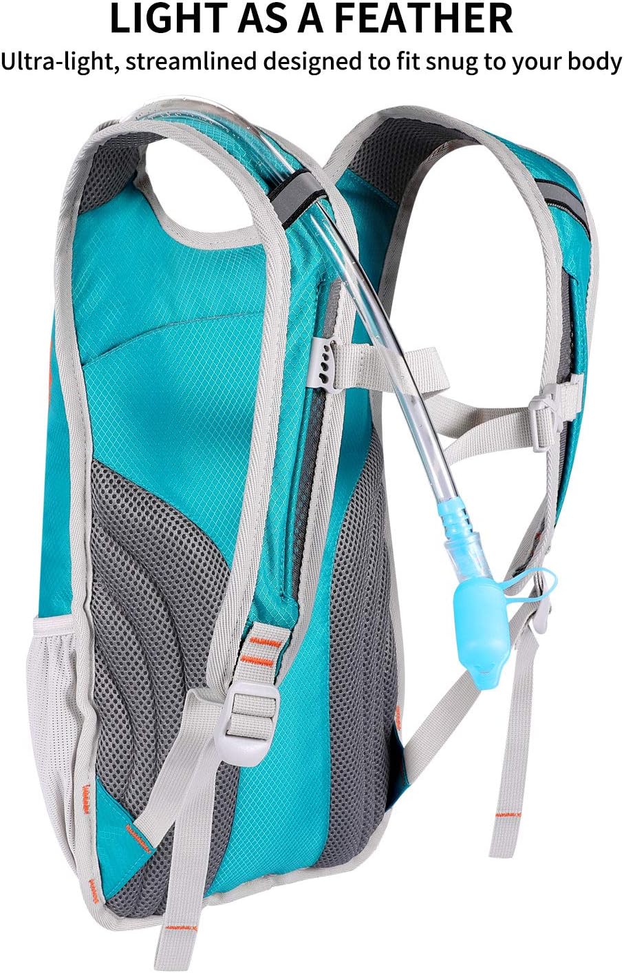 2L Unisex Hydration Backpack -Lightweight， Insulated -Great for Outdoors