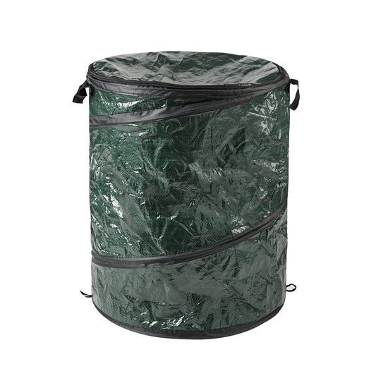 29.5-Gallon Pop Up Outdoor Garbage Can - Collapsible Trash Can for Parties, Yard Waste, or Laundry - Camping Accessories by Renewable Finds