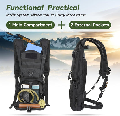 3L Military Molle Backpack -Tactical Hydration