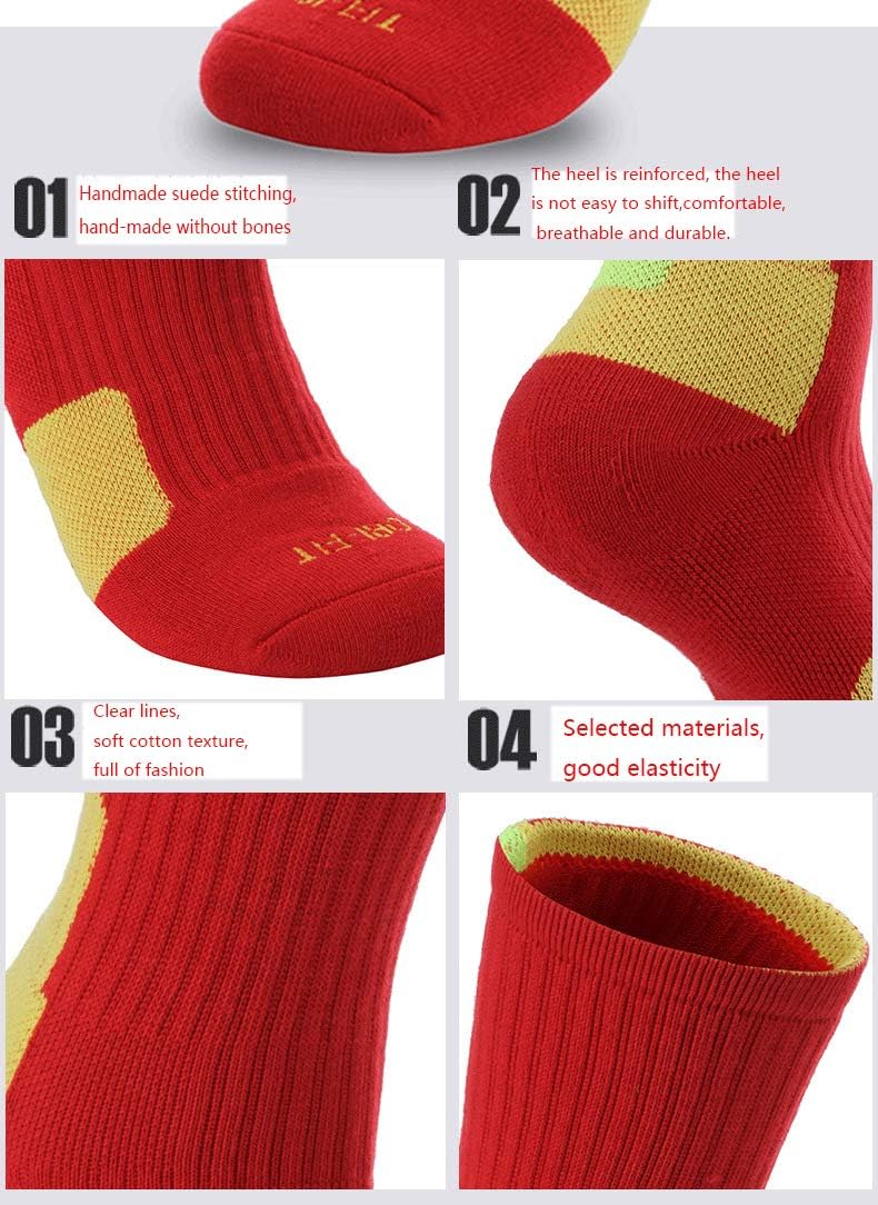 Men's Cushioned Athletic Socks - 5 Pack (6.5-11.5)