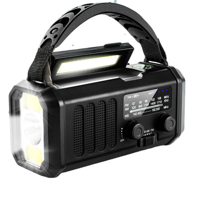 Rechargeable Battery Led Flashlight Radio Portable   Self Powered Dynamo Emergency Solar Hand Crank Radio