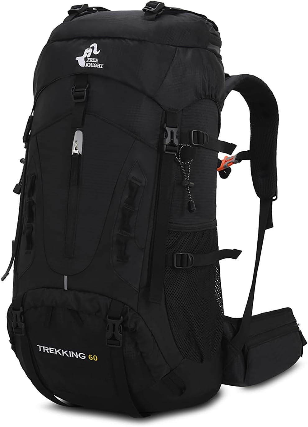 60L Waterproof Hiking Backpack with Rain Cover - Large Capacity for Outdoor Adventures