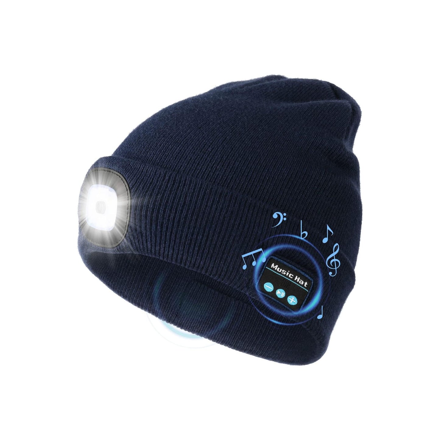 LED Bluetooth Beanie -Wireless Audio - Outdoor Ready